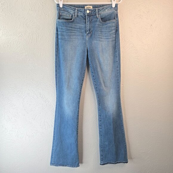 Lagence Selma Bootcut Jeans Womens Size 29 High Waisted Medium Blue Wash Denim - Picture 1 of 12